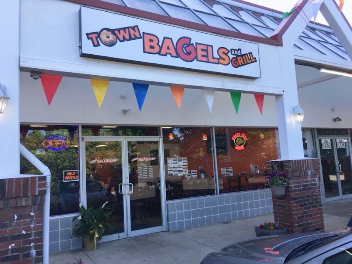 Town Bagels and Grill storefront at 37 Hwy 35, Eatontown